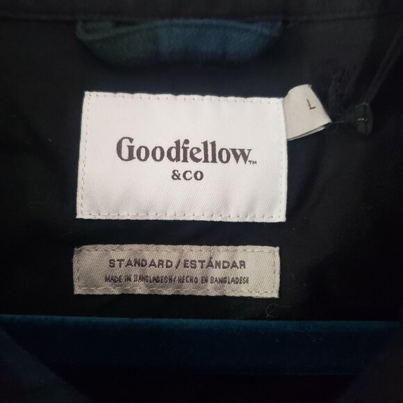 NWT Goodfellow Mens Plaid Heavyweight Flannel Shirt Jacket‎ Size L Outdoor Warm - Picture 7 of 7